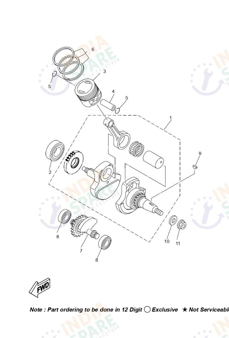 CRANKSHAFT & PISTON
